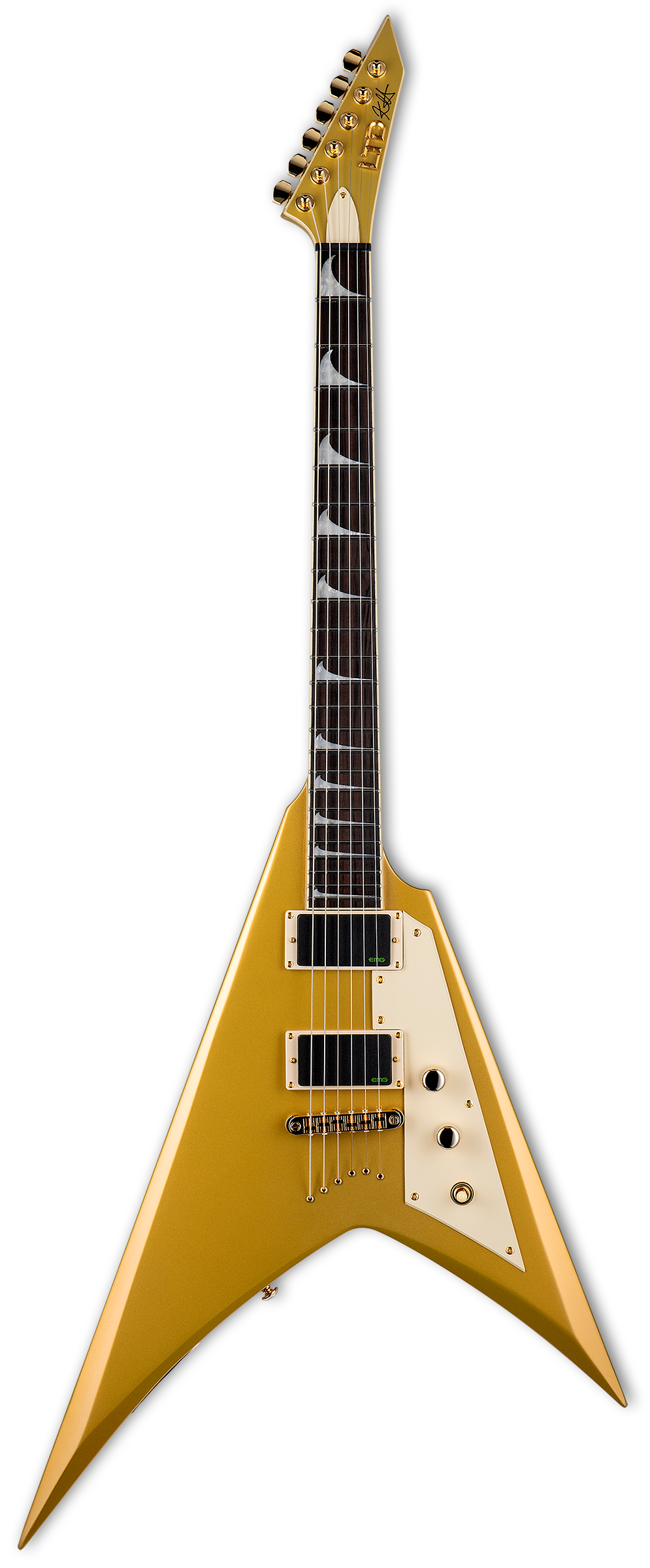 ESP LTD KH-V Kirk Hammett Signature Electric Guitar - Metallic